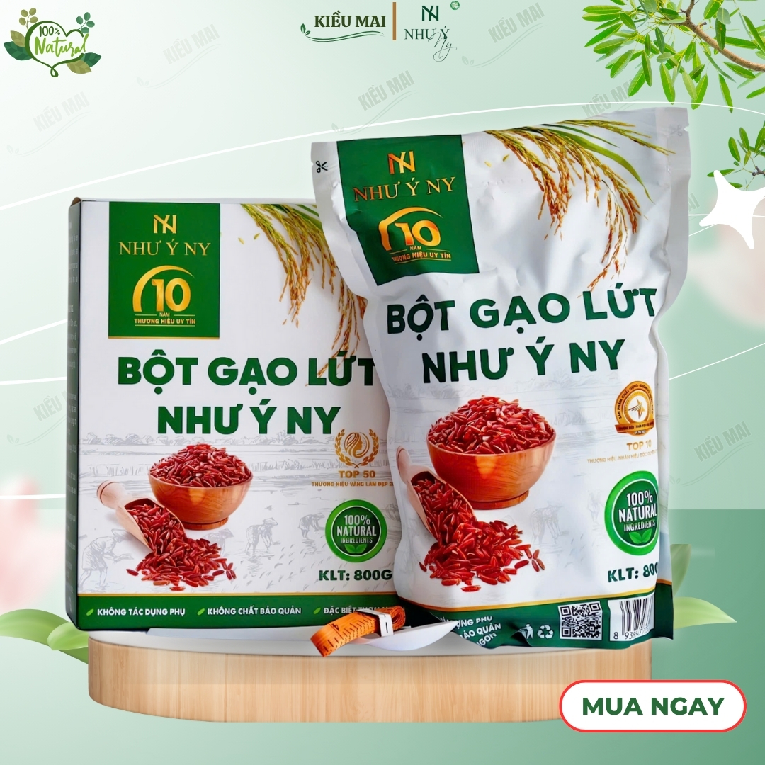 Bột gạo lứt truyền thống 800g